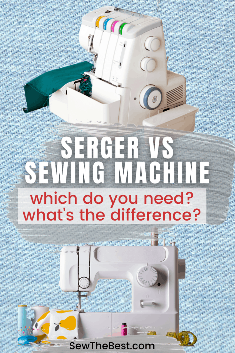 Serger vs Sewing Machine which do I need? [Review and Compare] ️