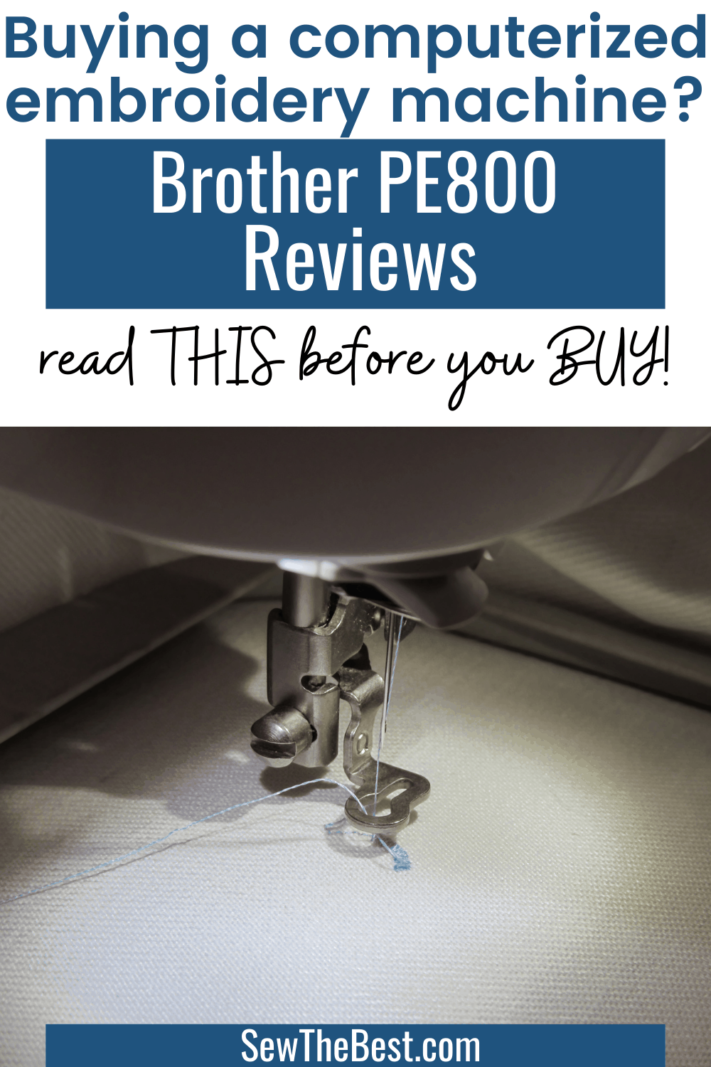 Brother PE800 review. Buying a computerized embroidery machine? Brother PE800 Reviews. Read THIS before you BUY. #AD #SewingMachine #Sewing #EmbroideryMachine