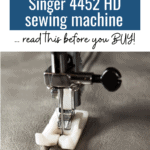 Singer 4452 Reviews - Is the Singer 4452 Heavy Duty sewing machine worth it? Can the singer 4452 sew leather and denim and more? Singer heavy duty 4452 #AD #SewingMachine #Sewing