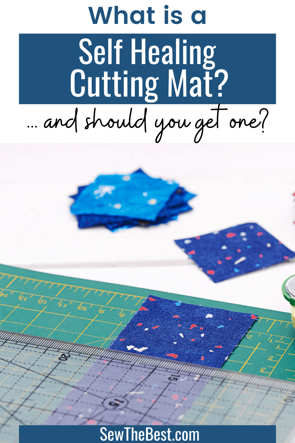 What is a self healing cutting mat? How does a self healing mat work? Should you get a self healing cutting mat for your DIY projects? #AD #Sewing #SewingTools