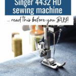 Buying a heavy duty sewing machine and wondering which one is best? Read this Singer heavy duty 4432 review before you buy! Learn all about the Singer 4432 heavy duty sewing machine and find out if it's right for you. #AD #sewingMachine #Sewing