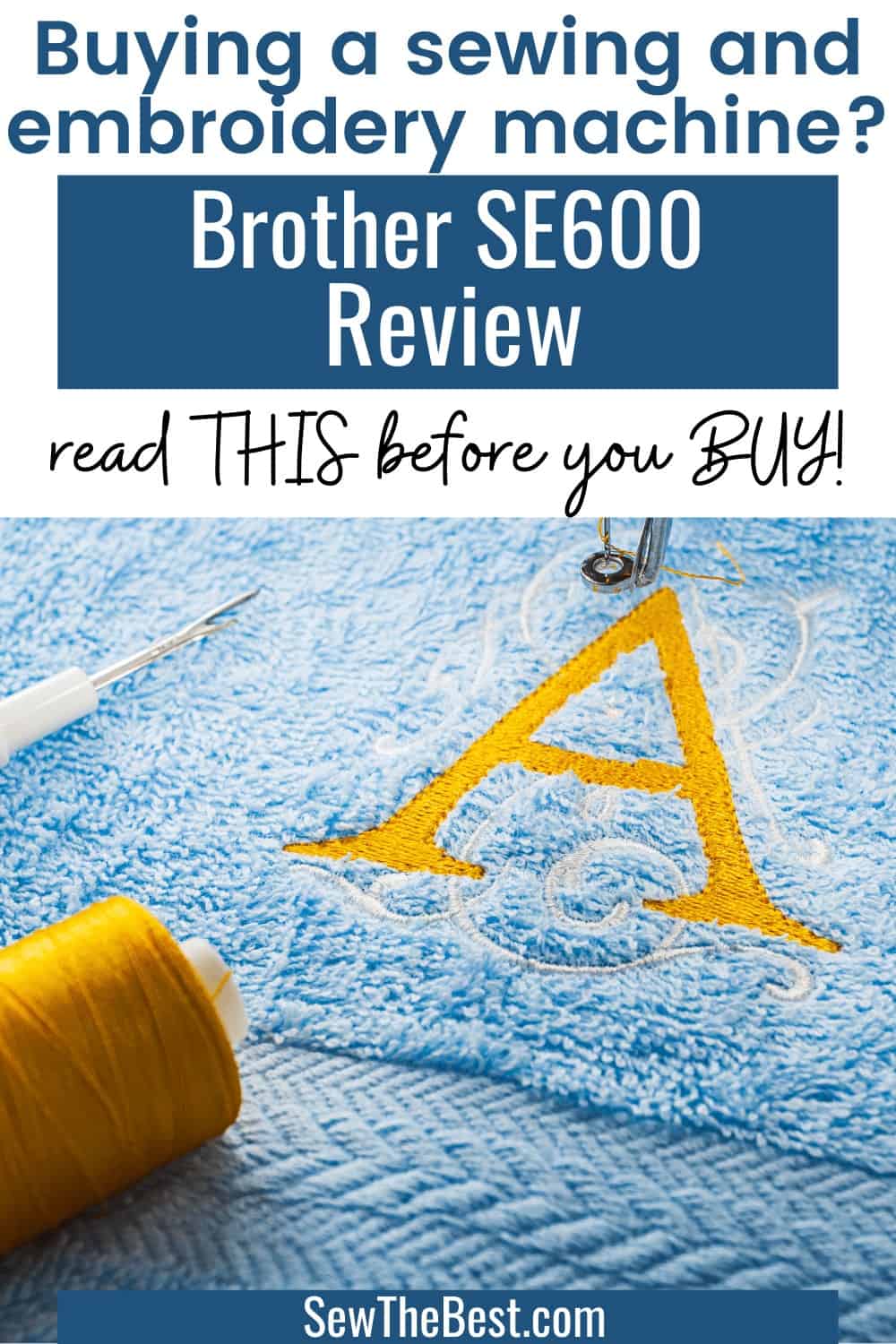 Buying a sewing and embroidery machine? Brother SE600 review. Read this before you buy! #SewingMachine #sewing #brotherSewingMachine #AD #EmbroideryMachine