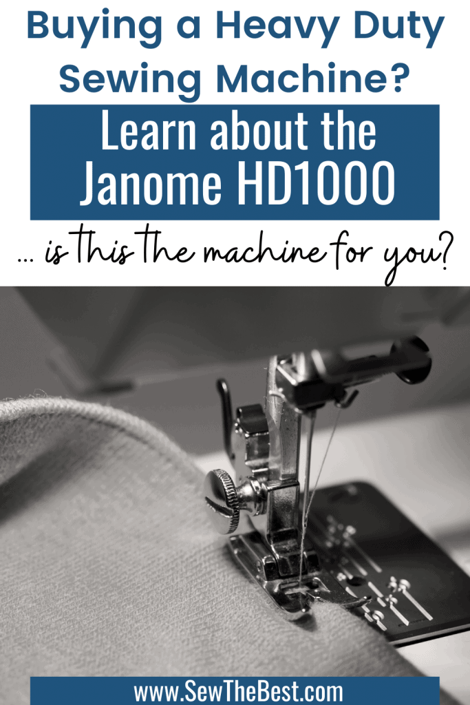 Buying a Heavy Duty Sewing Machine? Learn about the Hanome HD1000 in this review. Is this the sewing machine for you?