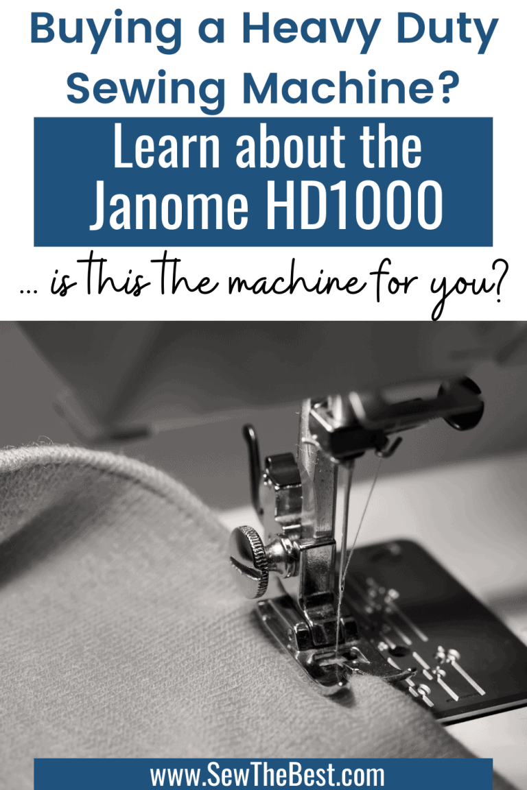 Janome HD1000 Review ️ (2024) Sew The Best