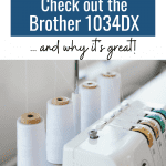 Looking for a great new serger? Check out the Brother 1034DX ... and why it's great! Picture of a Brother 1034dx serger follows.