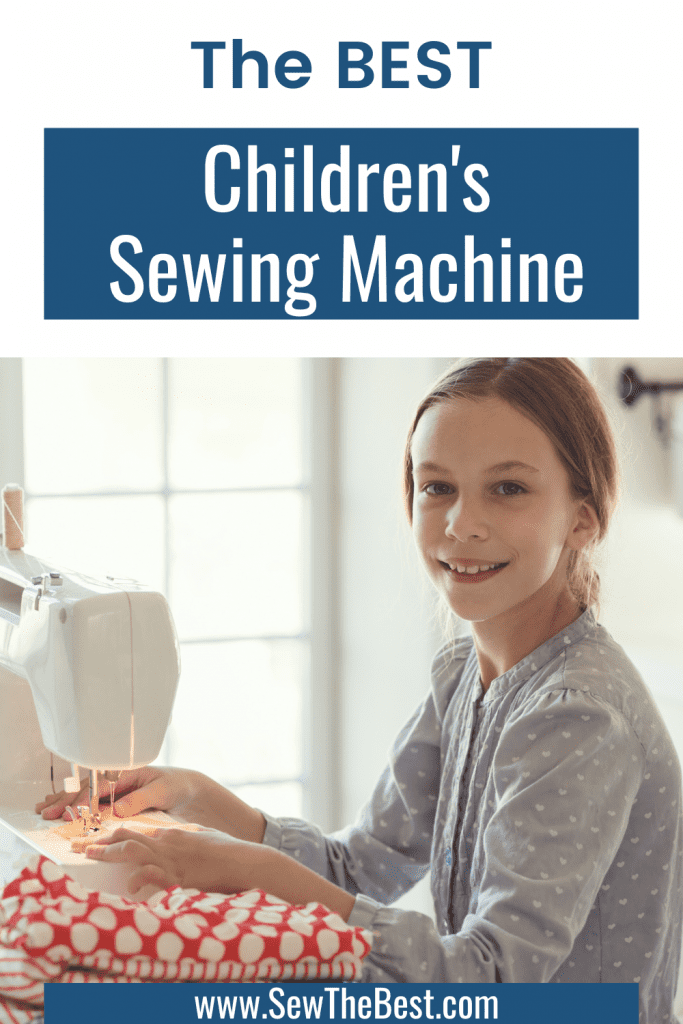 The BEST children's sewing machine. Picture of girl sewing follows.