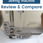Brother CS7000X Review and Compare. Picture of sewing machine foot follows