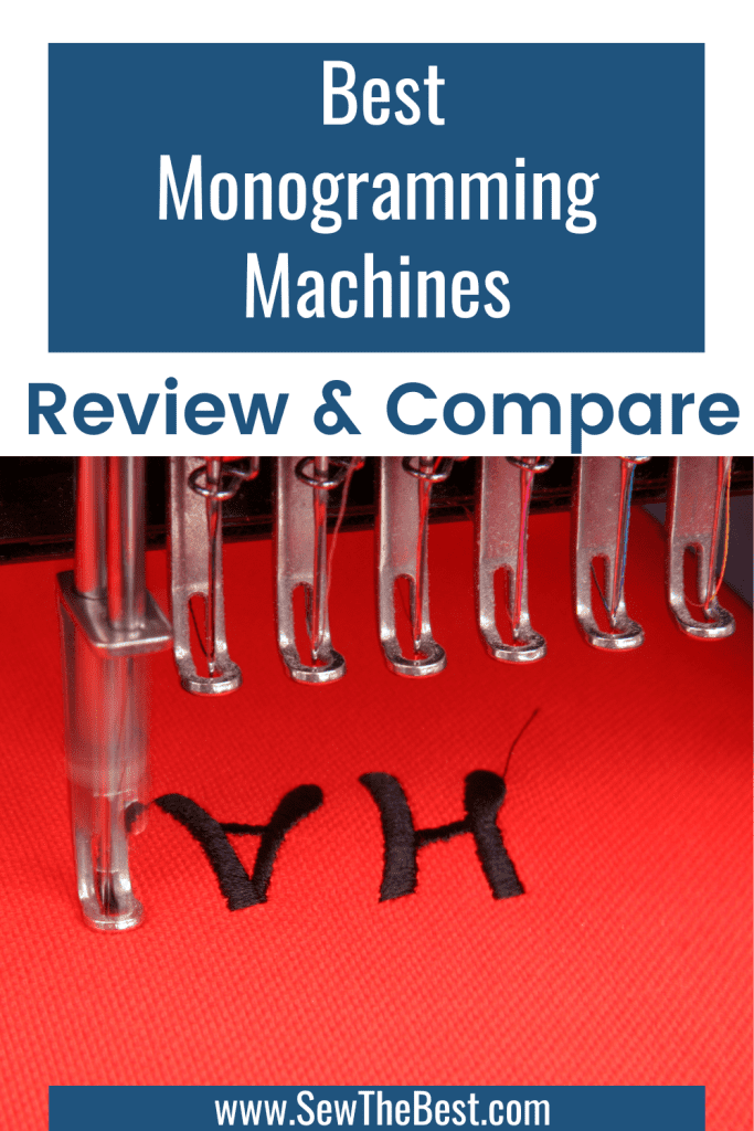 Best Monogramming Machines, Review & Compare. Picture of embroidery machine monogramming follows.