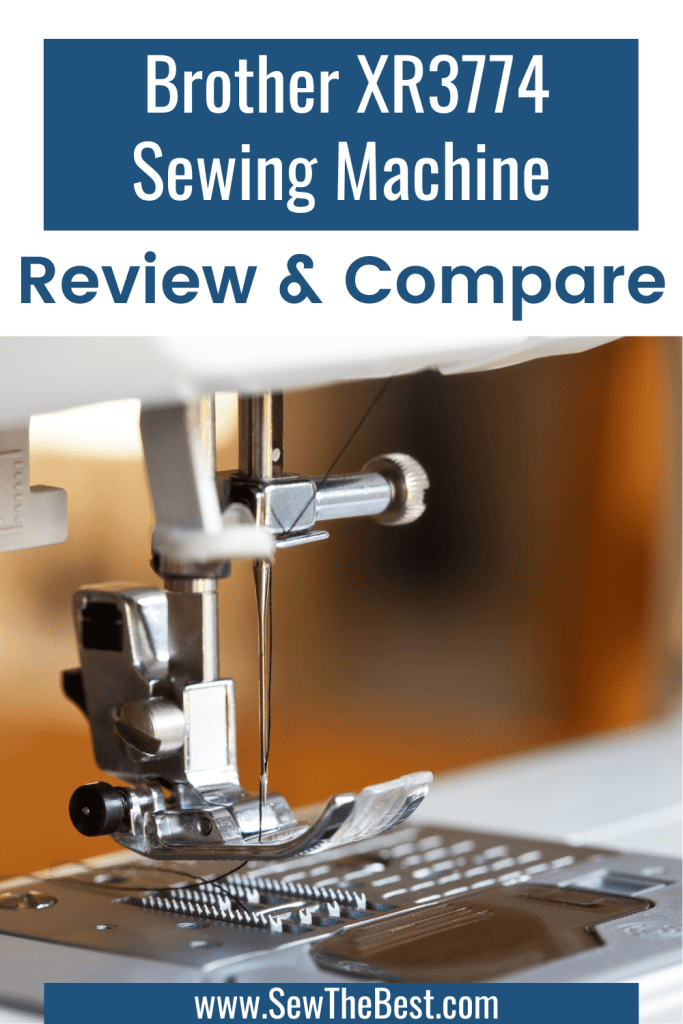Brother XR3774 Sewing Machine Review & Compare. Picture of sewing machine follows.