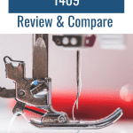 Singer Promise 1409 Review & Compare. Picture of sewing machine foot follows.